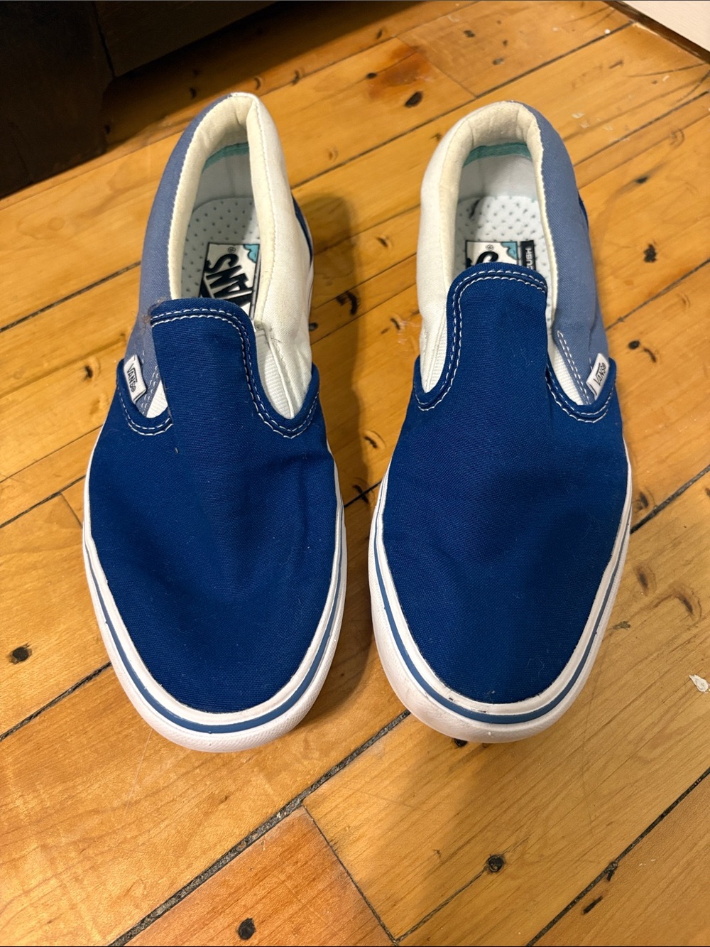 Vans Ladies Classic Slip-On in Two-Tone Blue